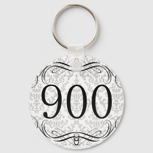 900 Netnummer Sleutelhanger (Voorkant)