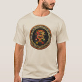 [900] Rode en gele dragons T-shirt (Voorkant)