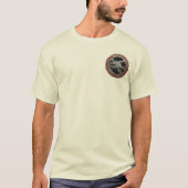 [900] Sacred Silver Octopus in Defensief Posture T-shirt (Voorkant)