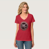 [900] Sacred Silver Octopus in Defensief Posture T-shirt (Voorkant volledig)
