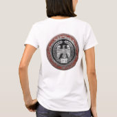 [900] Silver Roman imperial Eagle T-shirt (Achterkant)