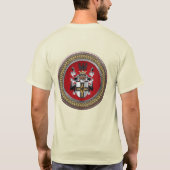 [900] Teutonische wapenschild T-shirt (Achterkant)