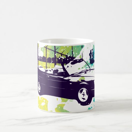 900-vert turbo mok- bruin/groen koffiemok (Center)