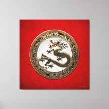 [901] Black and Gold Sacred Eastern Dragon