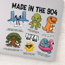 904 Icons Vinyl Sticker Blad