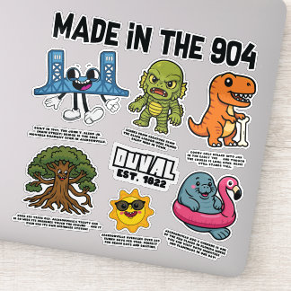 904 Icons Vinyl Sticker Blad