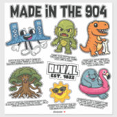 904 Icons Vinyl Sticker Blad XL (Vel)