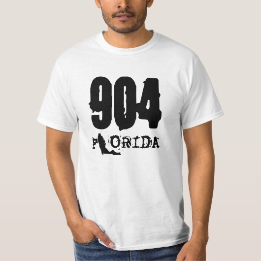 904 Jacksonville, FL T-Shirt (Voorkant)