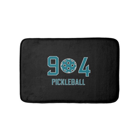 904 Pickleball Blauwgroen Badmat (Voorkant)