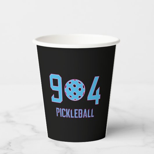 904 Pickleball Papieren Bekers (Voorkant)
