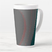 906 De Wereld Is Abstract Latte Mok (Rechterhoek)