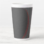 906 De Wereld Is Abstract Latte Mok (Voorkant)