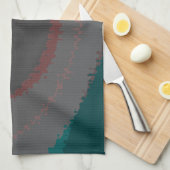 906 De Wereld Is Abstract Theedoek (Quarter Fold)