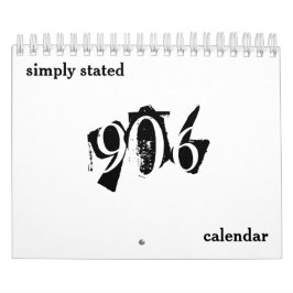 906 Gewoon opgegeven agenda Kalender