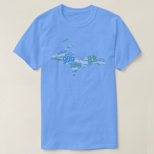 906, Lake Superior, Upper Peninsula of Michigan  T-shirt (Design voorkant)