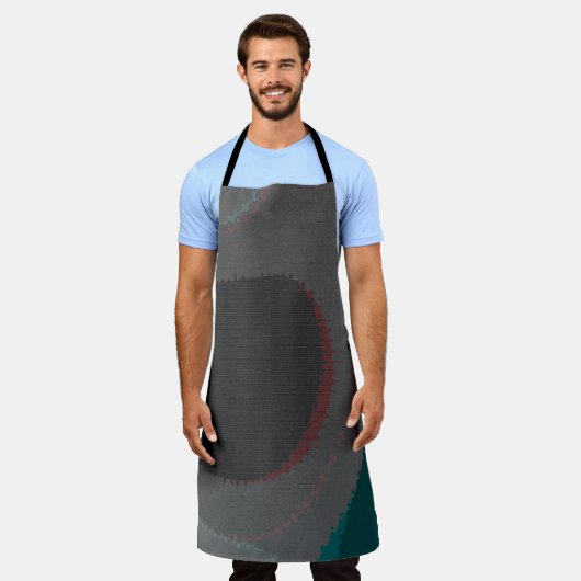 906 The World Is Abstract Schort (Gedragen)