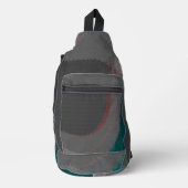 906 The World Is Abstract Sling Bag (Voorkant)