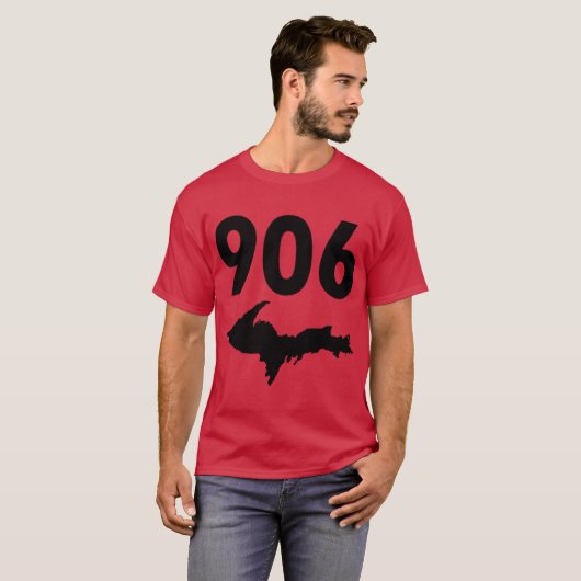 906 Upper Peninsula Shirt Yooper Upper Michigan (Voorkant volledig)