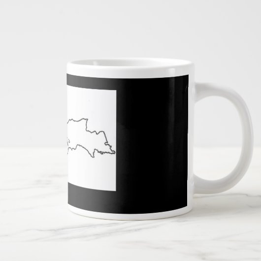 906er Michigan U.P. Jumbo Mok - zwart/wit (Rechts)