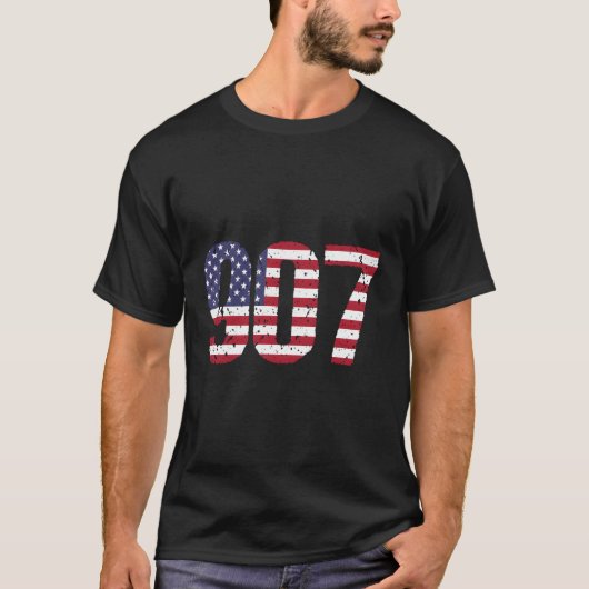 907 Alaska Netnummer T-shirt (Voorkant)