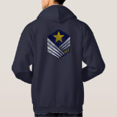 907th crest (nood) het Teken van de Vraag Hoodie (Achterkant)