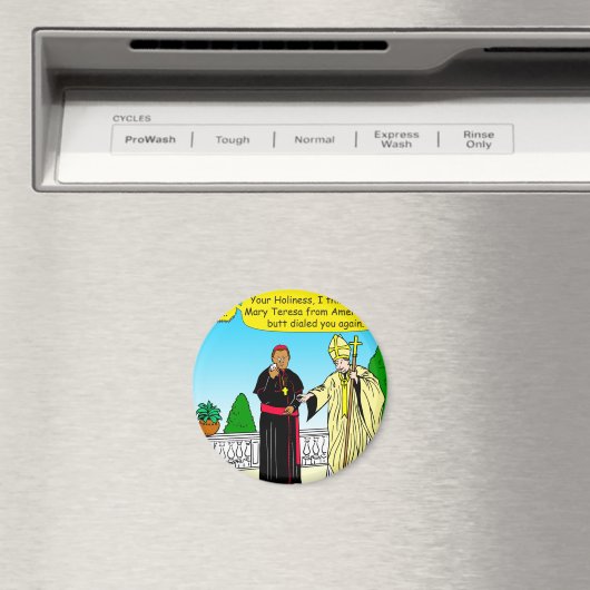 908 Butt Dial (Bel) de paus cartoon Magneet (Insitu (Vaatwasser))