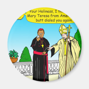 908 Butt Dial (Bel) de paus cartoon Magneet