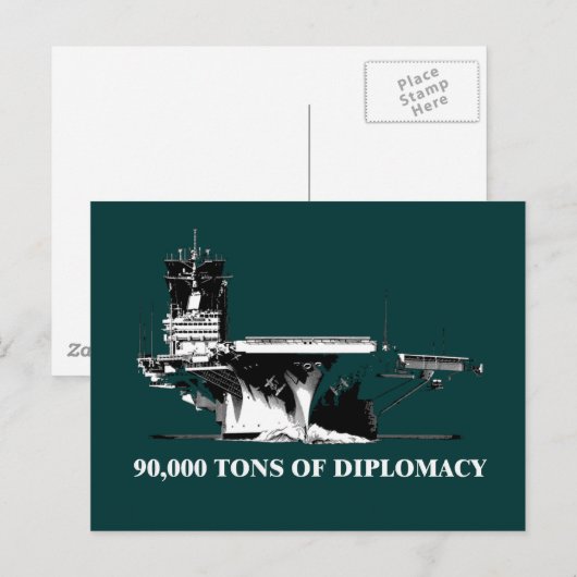 90.000 ton diplomatie briefkaart (Voorkant / Achterkant)
