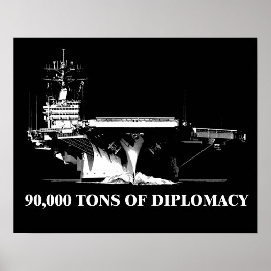 90.000 ton diplomatie: wereldwijd navigeren poster (Voorkant)