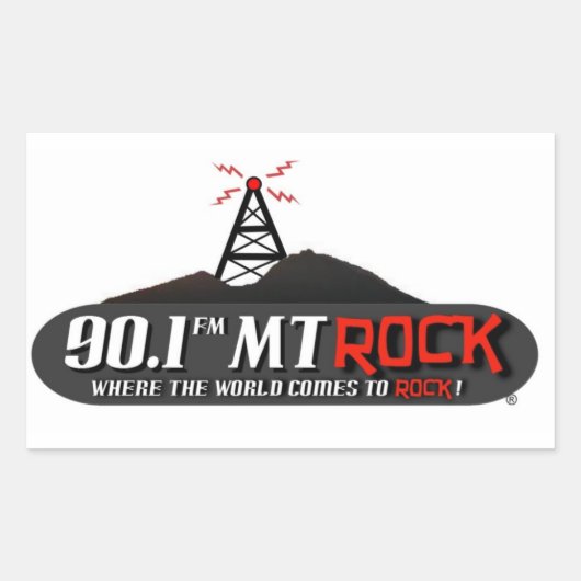 90,1 MtRock Sticker (Voorkant)
