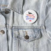 90 Cat Lady Ronde Button 5,7 Cm (In situ)