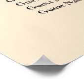 90 Champagne Wedding Seating Chart Poster (Hoek)