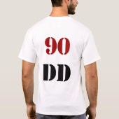 90 dagen Delinquenten Gegoten Shirt (Achterkant)