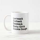 90 dagen durende affaire Larissa & Coltee Ampersan Koffiemok (Links)