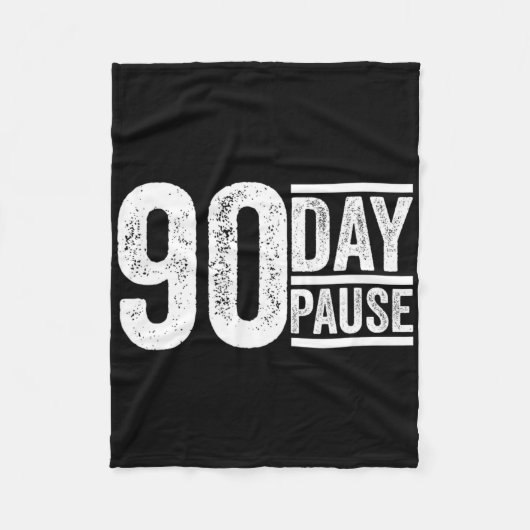 90 dagen fleece deken (Voorkant)