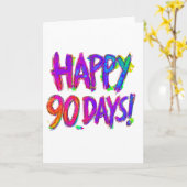90 Dagen Nuchter kaart met envelop ~ 13x18cm (Gele Bloem)