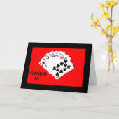 90 draaien is een grote deal voor de dag van de da kaart (Gele Bloem)