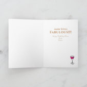 90 en Fabulous Funny Lady 90th Birthday Cartoon Kaart (Binnen)