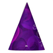 90 en Nonstop Elegant Paars Birthday Feesthoedjes (Links)