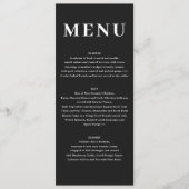 90 er goed uit laten zien zwart goud menu (Voorkant)