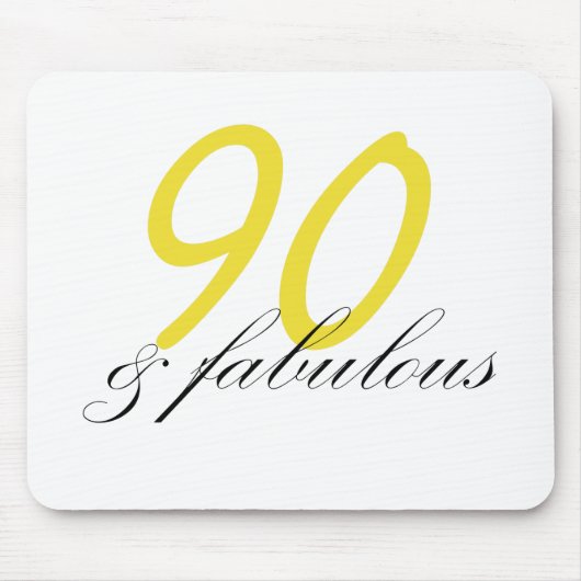 90 & Fabulous Muismat (Voorkant)