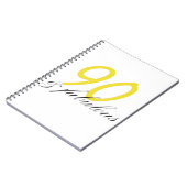 90 & Fabulous Notitieboek (Linkerzijde)