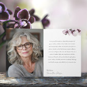 90 & Fabulous Orchid Photo Birthday Greeting Card Kaart