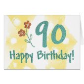 90. Geburtstag (Voorkant Horizontaal)