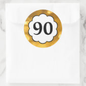 90 - Golden Numbers Sticker (Tas)