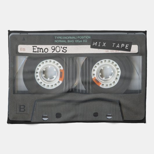 90-inch Emo-Cassettebandje zwart-wit, gemengde tap Theedoek (Horizontaal)
