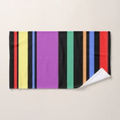 90-inch geïnspireerde multikleurenzwarte, moderne  bad handdoek (Handdoek)