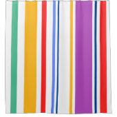 90-inch geïnspireerde, uit meerdere kleuren, helde douchegordijn (Voorkant)