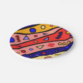 90-inch Retro Borden met geavanceerd papier Papieren Bordje (Gekanteld)