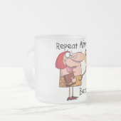 90 is mooie Tshirts en geschenken Matglas Koffiemok (Voorkant links)